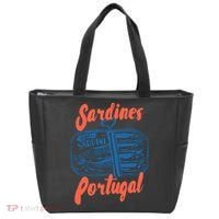 Sardines Tinned Fish Retro Graphic Tote Bag thumb 0