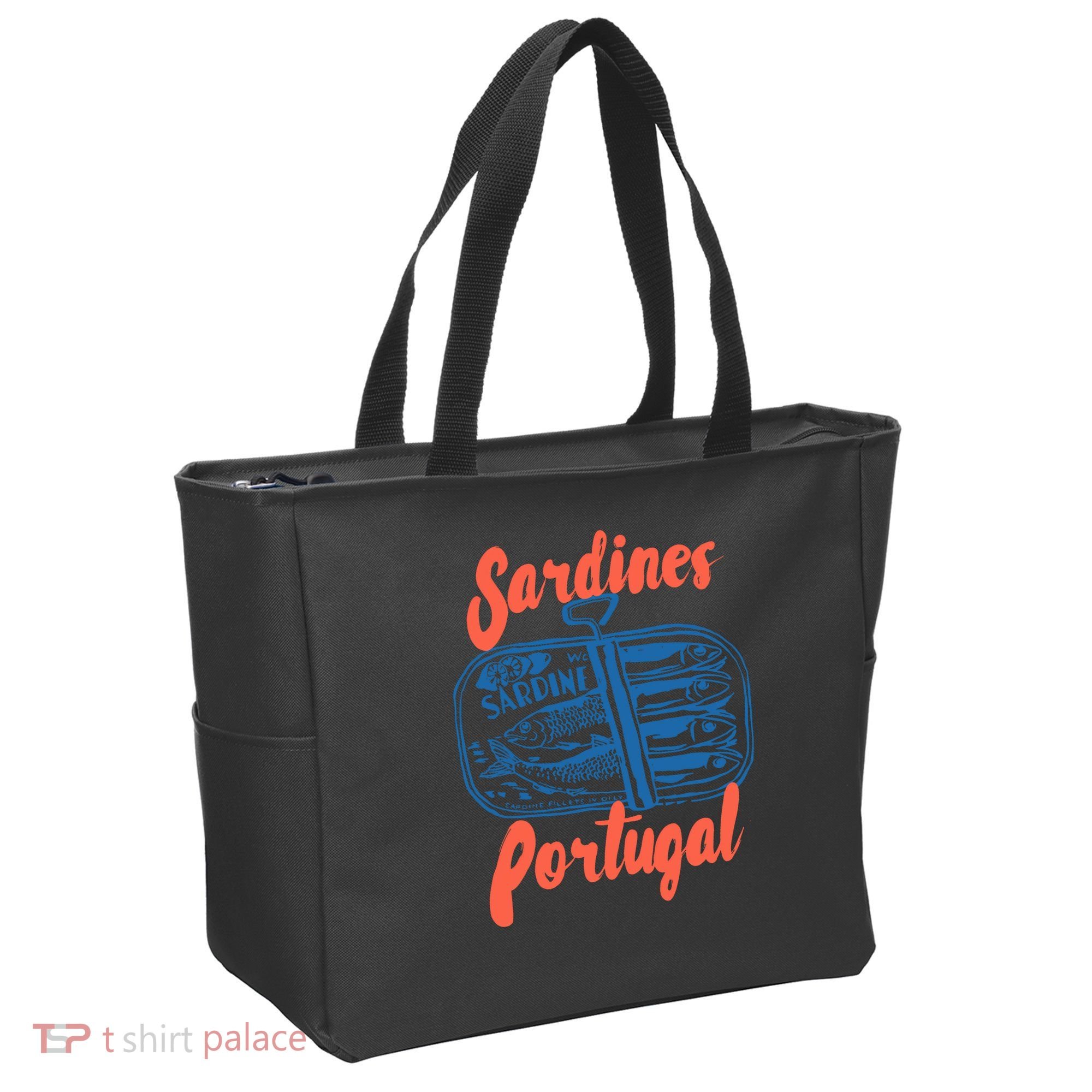Sardines Tinned Fish Retro Graphic Tote Bag