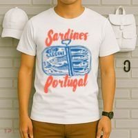 Sardines Tinned Fish Retro Graphic T-Shirt thumb 6