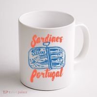Sardines Tinned Fish Retro Graphic Coffee Mug thumb 1
