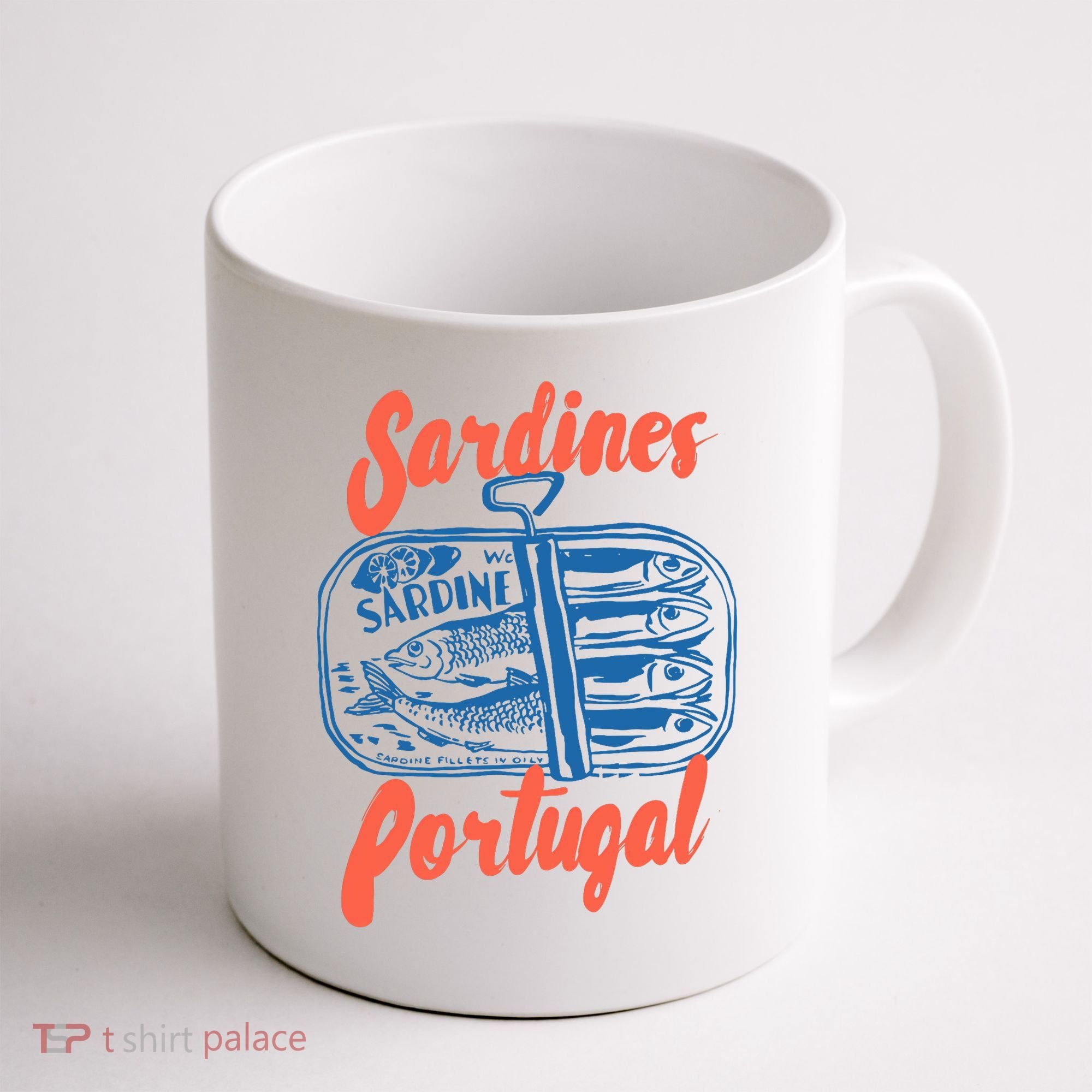 Sardines Tinned Fish Retro Graphic Coffee Mug
