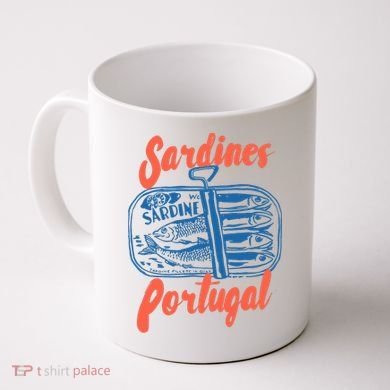 Sardines Tinned Fish Retro Graphic Coffee Mug