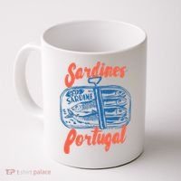 Sardines Tinned Fish Retro Graphic Coffee Mug thumb 0