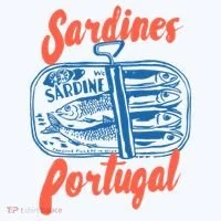 Sardines Tinned Fish Retro Graphic Baby Bodysuit thumb 2