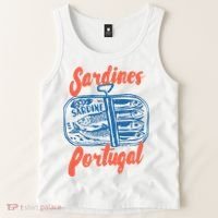 Sardines Tinned Fish Retro Graphic Tank Top thumb 2