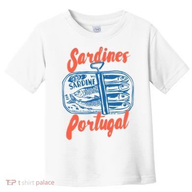 Sardines Tinned Fish Retro Graphic Toddler T-Shirt