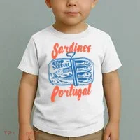 Sardines Tinned Fish Retro Graphic Toddler T-Shirt thumb 2