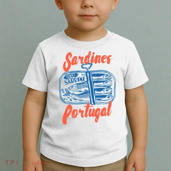 Sardines Tinned Fish Retro Graphic Toddler T-Shirt