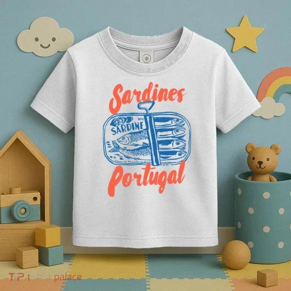Sardines Tinned Fish Retro Graphic Toddler T-Shirt