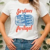 Sardines Tinned Fish Retro Graphic Women's T-Shirt thumb 2
