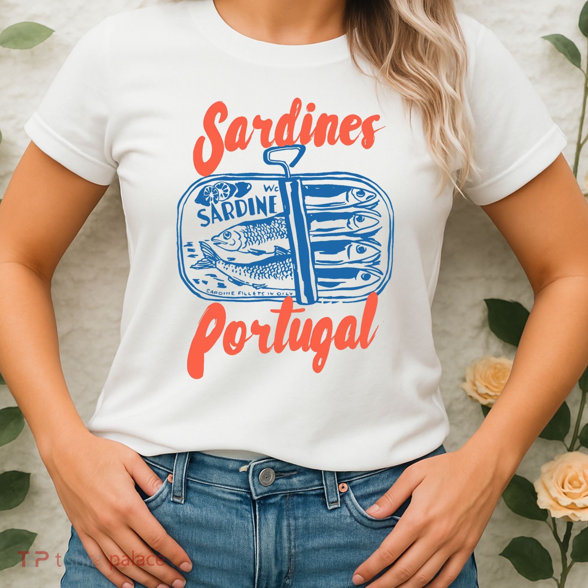 Sardines Tinned Fish Retro Graphic Women's T-Shirt