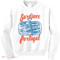 Sardines Tinned Fish Retro Graphic Kids Sweatshirt thumb 0