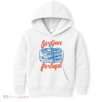 Sardines Tinned Fish Retro Graphic Kids Hoodie thumb 0