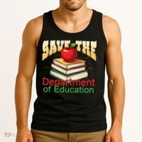 Save The Federal Education Department Teacher Parent Tank Top thumb 3