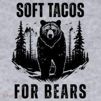 Soft Tacos For Bears Funny Camping Women's Sweatshirt thumb 2