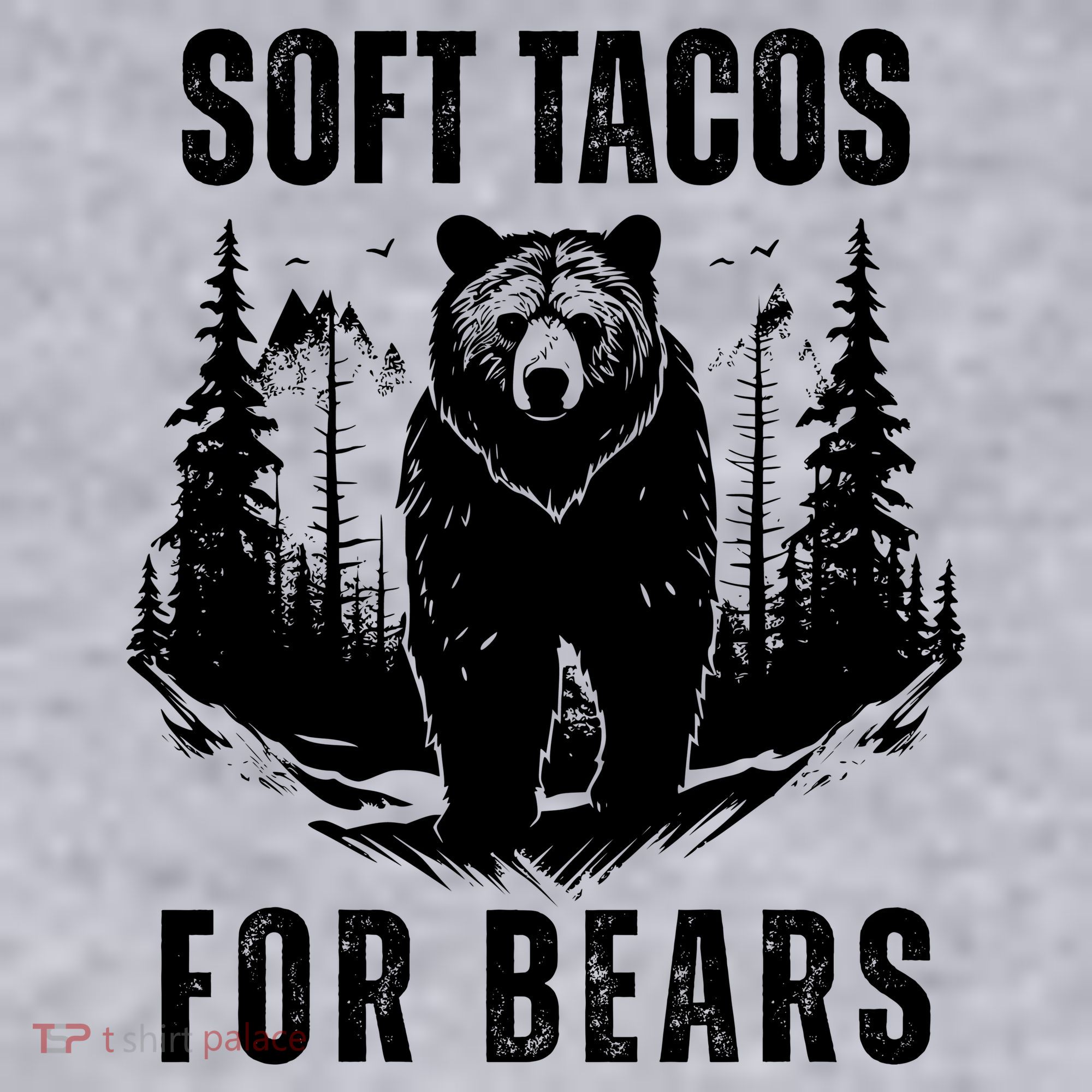 Soft Tacos For Bears Funny Camping Women's Sweatshirt