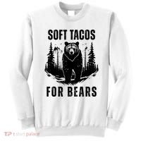 Soft Tacos For Bears Funny Camping Sweatshirt thumb 0