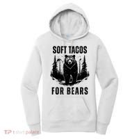 Soft Tacos For Bears Funny Camping Women's Hoodie thumb 0