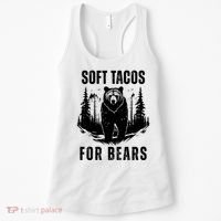 Soft Tacos For Bears Funny Camping Women's Tank Top thumb 0