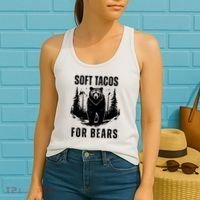 Soft Tacos For Bears Funny Camping Women's Tank Top thumb 2