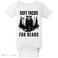 Soft Tacos For Bears Funny Camping Baby Bodysuit thumb 0