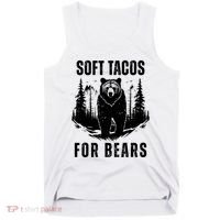 Soft Tacos For Bears Funny Camping Tank Top thumb 0