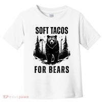 Soft Tacos For Bears Funny Camping Toddler T-Shirt thumb 0
