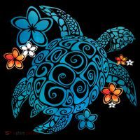 Sea Turtle Floral Tropical Pattern Tote Bag thumb 4