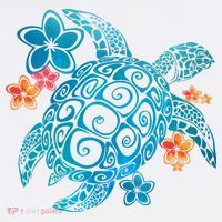 Sea Turtle Floral Tropical Pattern Coffee Mug thumb 5