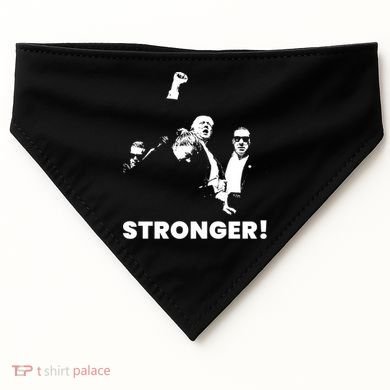 Stronger Trump Fight Support USA-Made Doggie Bandana