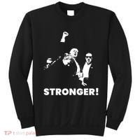 Stronger Trump Fight Support Sweatshirt thumb 0