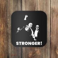 Stronger Trump Fight Support Coaster thumb 0