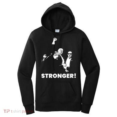Stronger Trump Fight Support Women's Hoodie