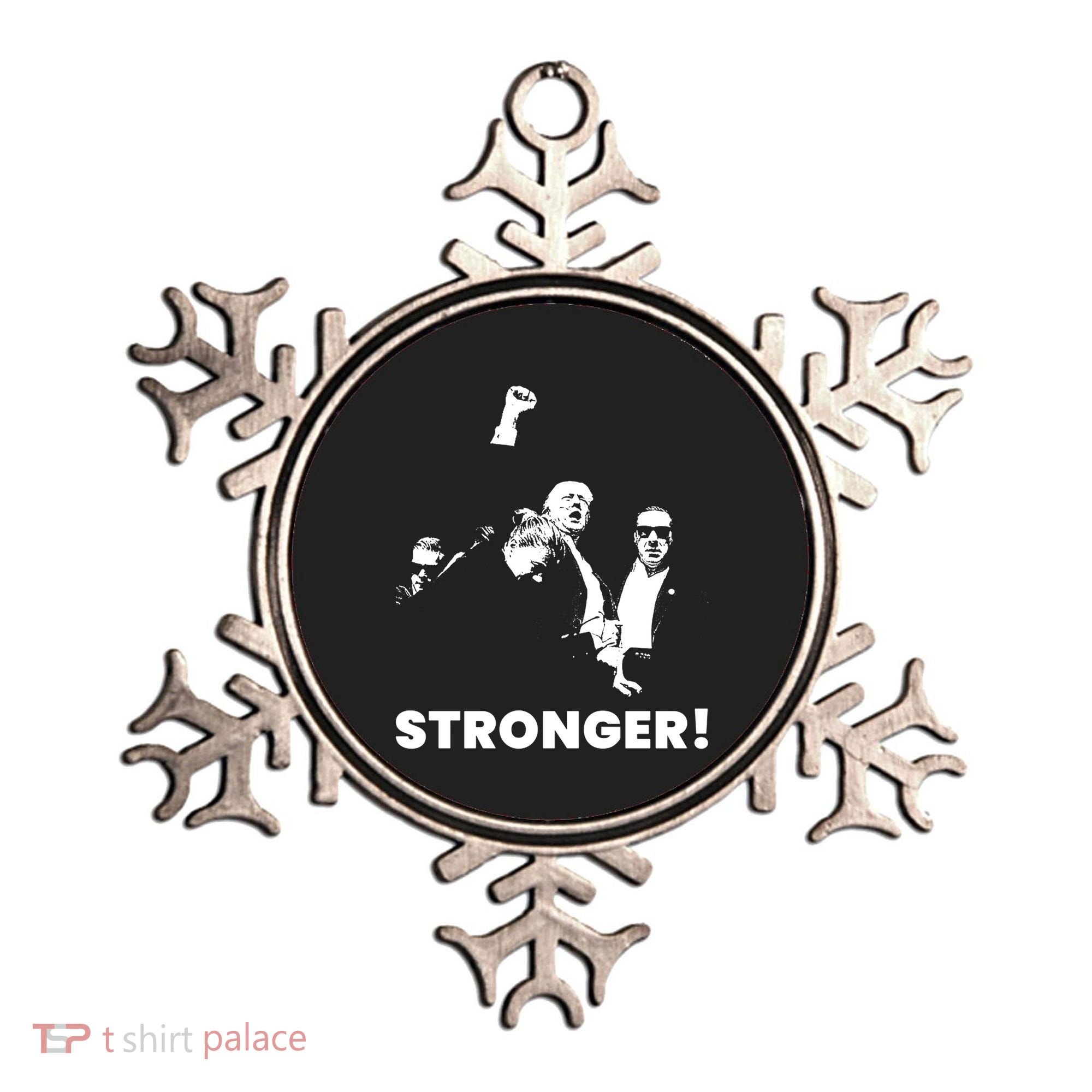 Stronger Trump Fight Support Ornament