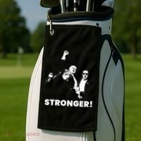 Stronger Trump Fight Support Golf Towel thumb 2