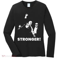 Stronger Trump Fight Support Women's Long Sleeve Shirt thumb 0