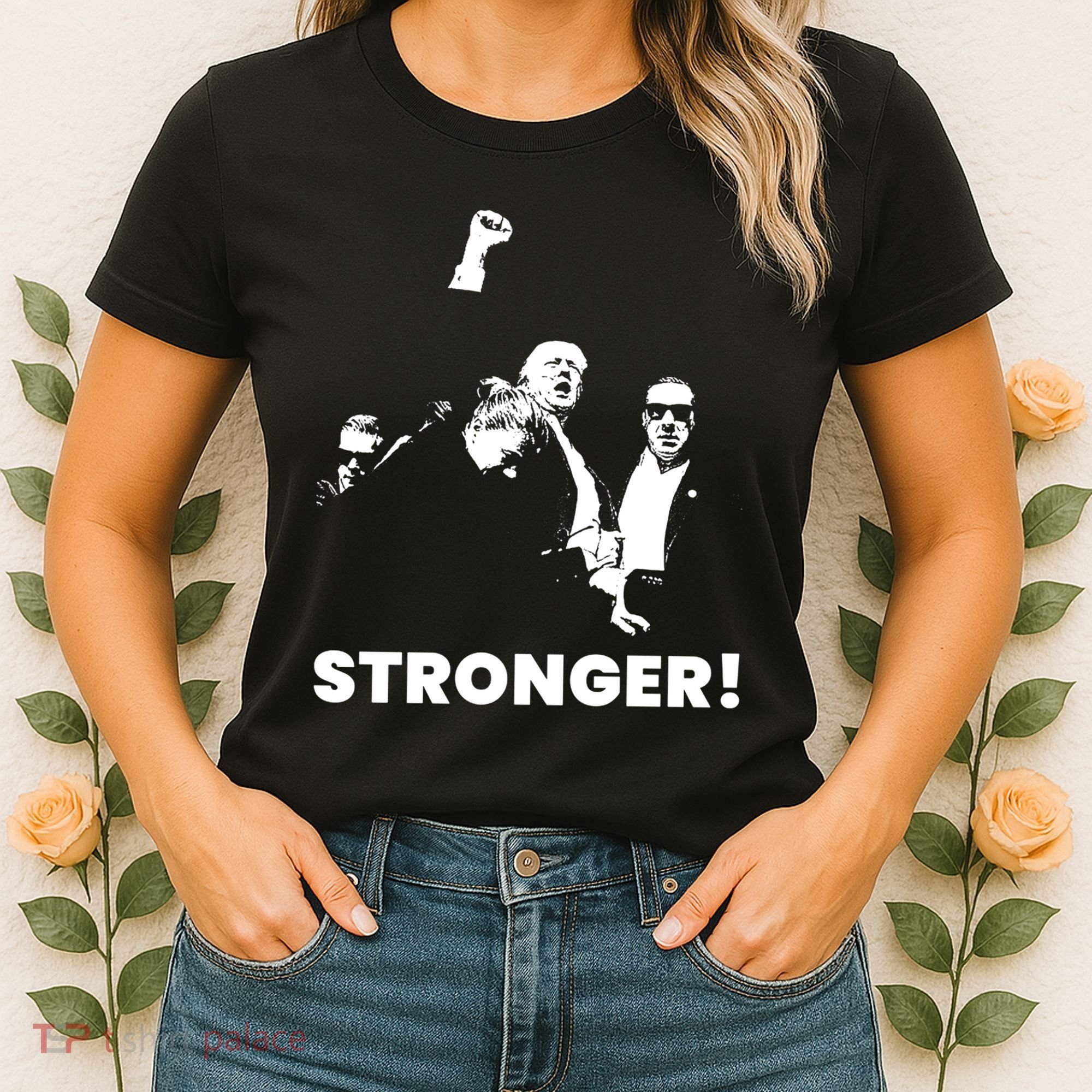 Stronger Trump Fight Support Women's T-Shirt