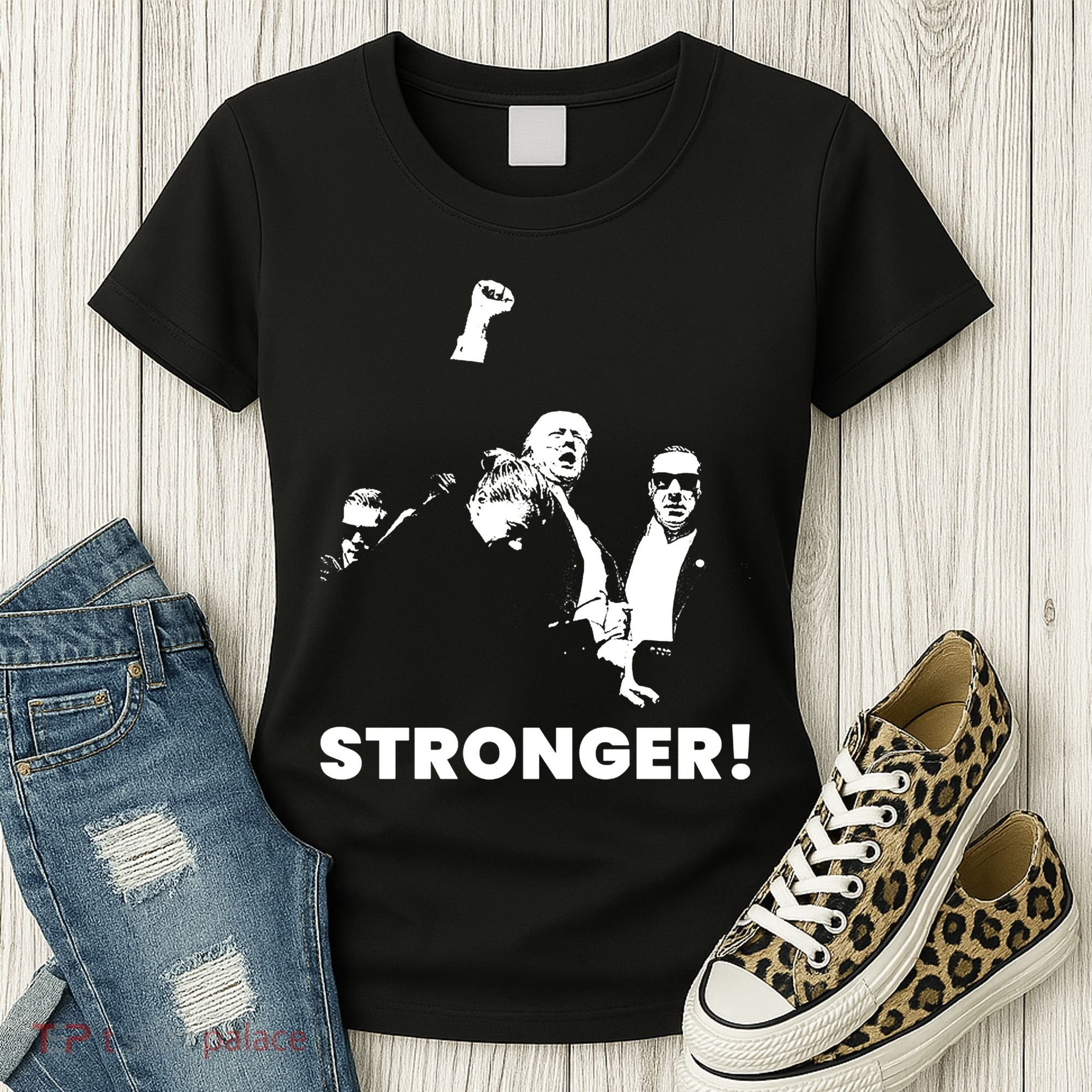 Stronger Trump Fight Support Women's T-Shirt