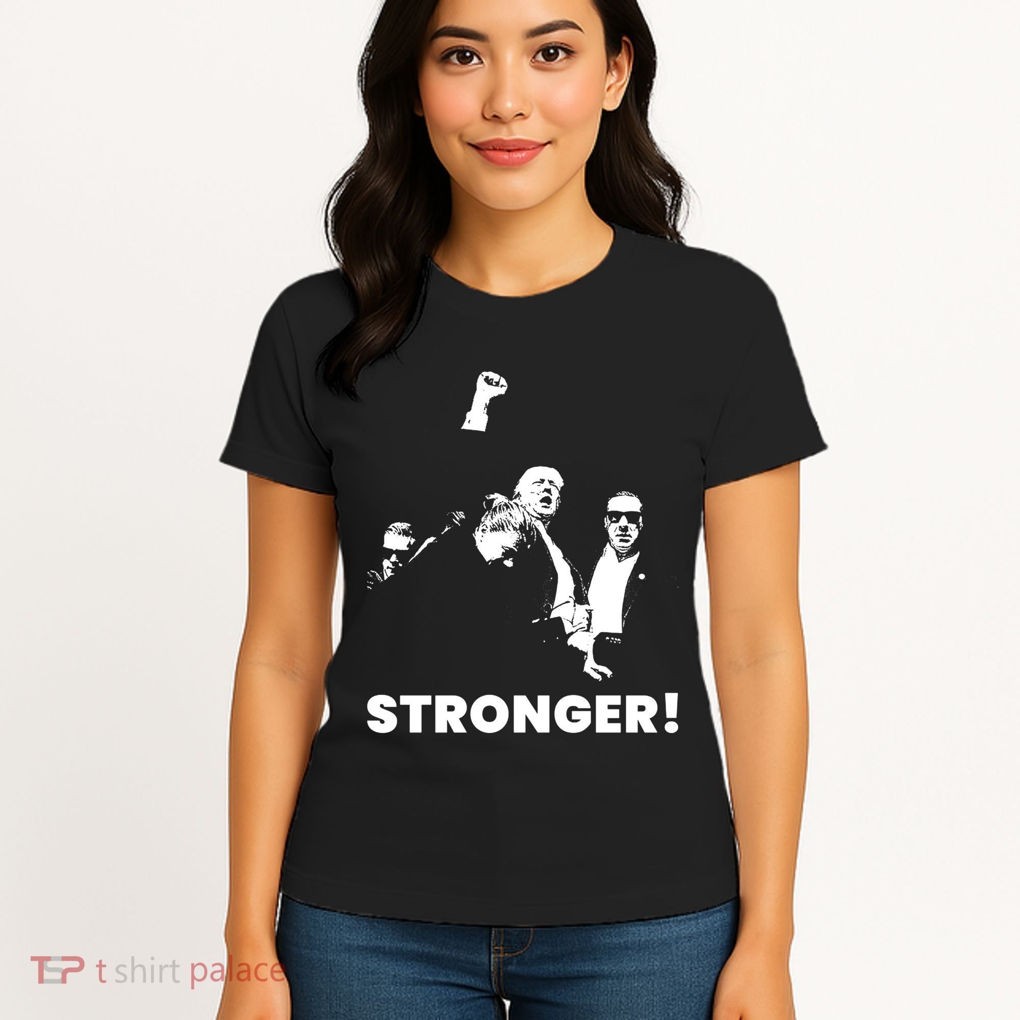 Stronger Trump Fight Support Women's T-Shirt