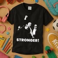 Stronger Trump Fight Support Kids T-Shirt thumb 3