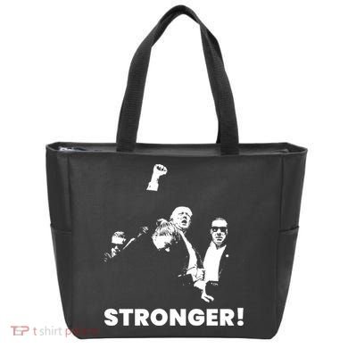 Stronger Trump Fight Support Tote Bag