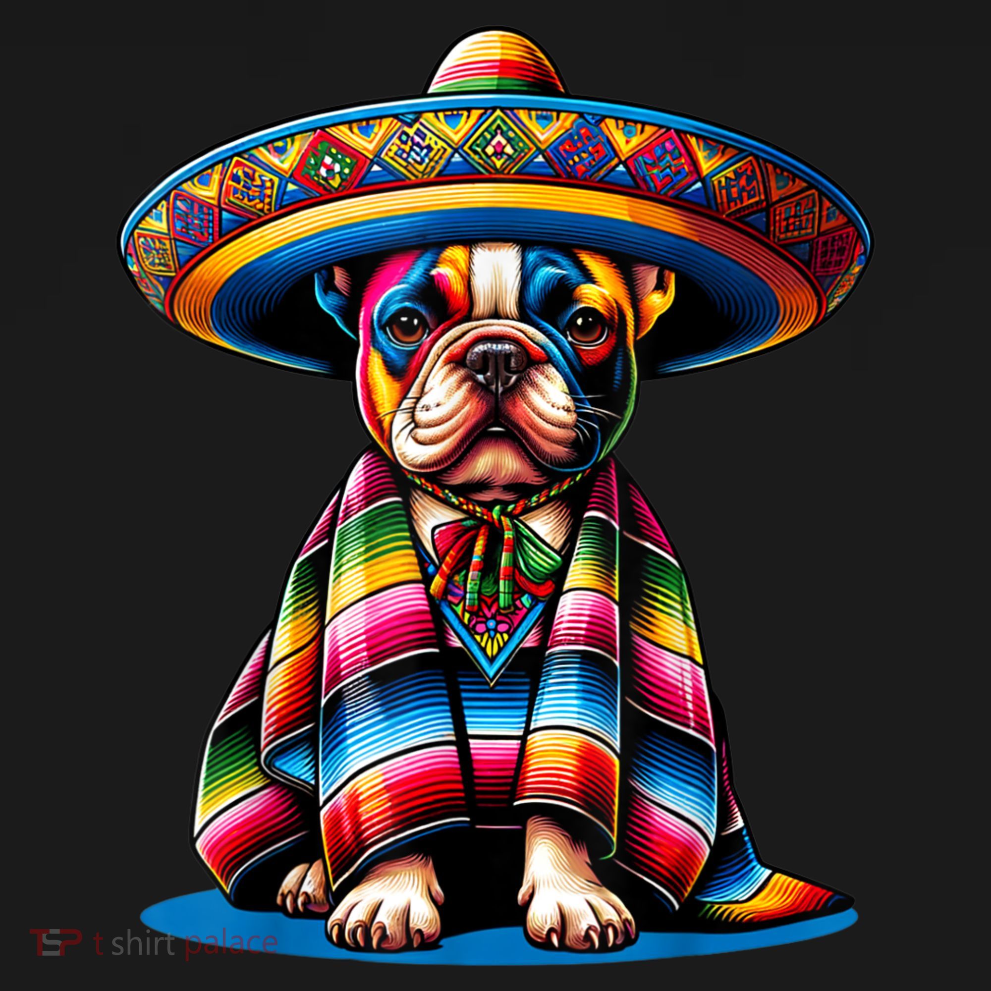 Sombrero Tacos Fiesta French Bulldog Lover Cinco De Mayo Toddler Hoodie