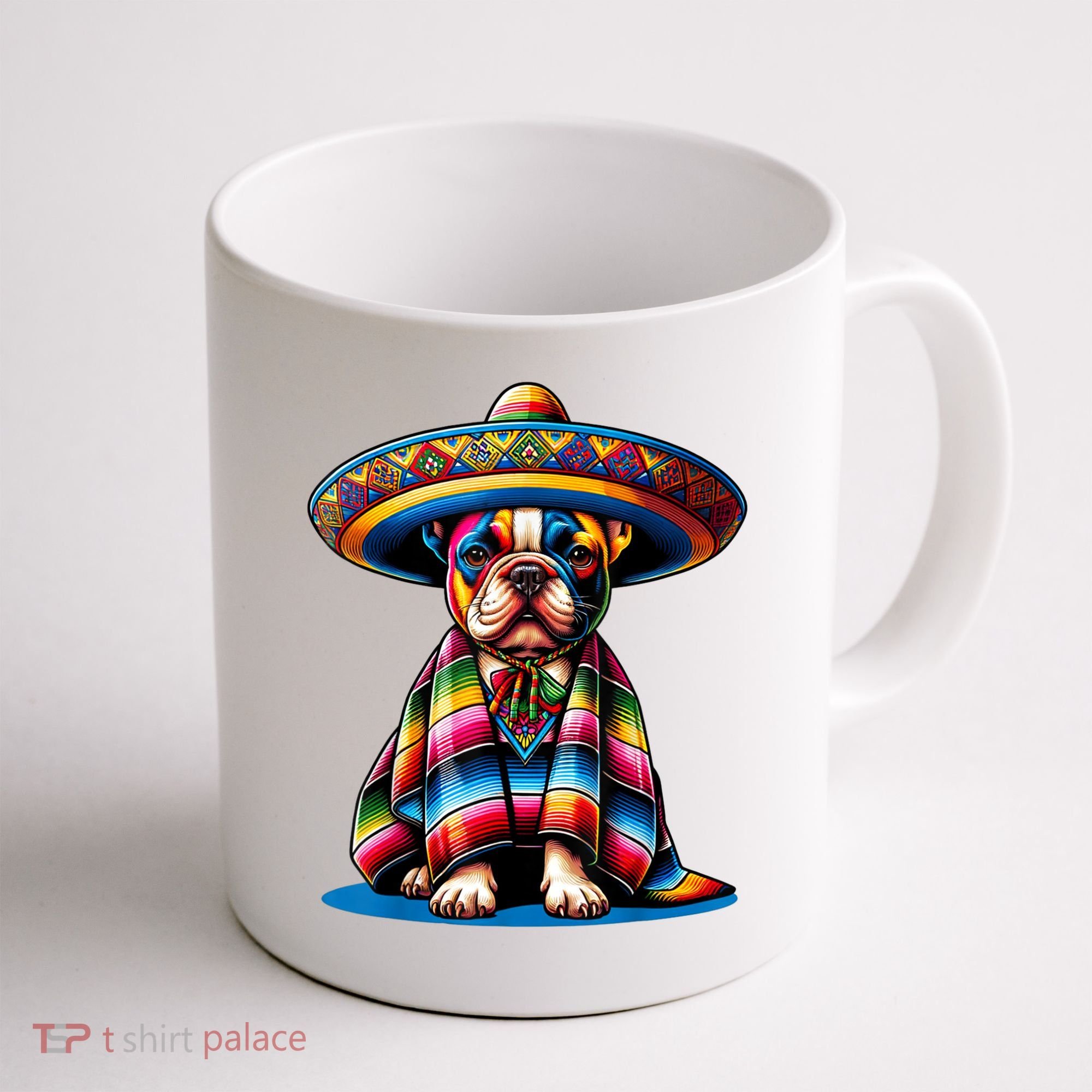 Sombrero Tacos Fiesta French Bulldog Lover Cinco De Mayo Coffee Mug