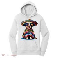 Sombrero Tacos Fiesta French Bulldog Lover Cinco De Mayo Women's Hoodie thumb 0