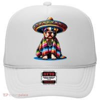 Sombrero Tacos Fiesta French Bulldog Lover Cinco De Mayo Hat thumb 0