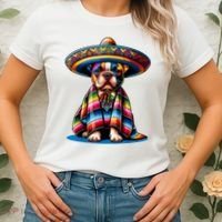 Sombrero Tacos Fiesta French Bulldog Lover Cinco De Mayo Women's T-Shirt thumb 2