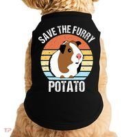 Save The Furry Potato Funny Guinea Pig Doggie Tank thumb 0