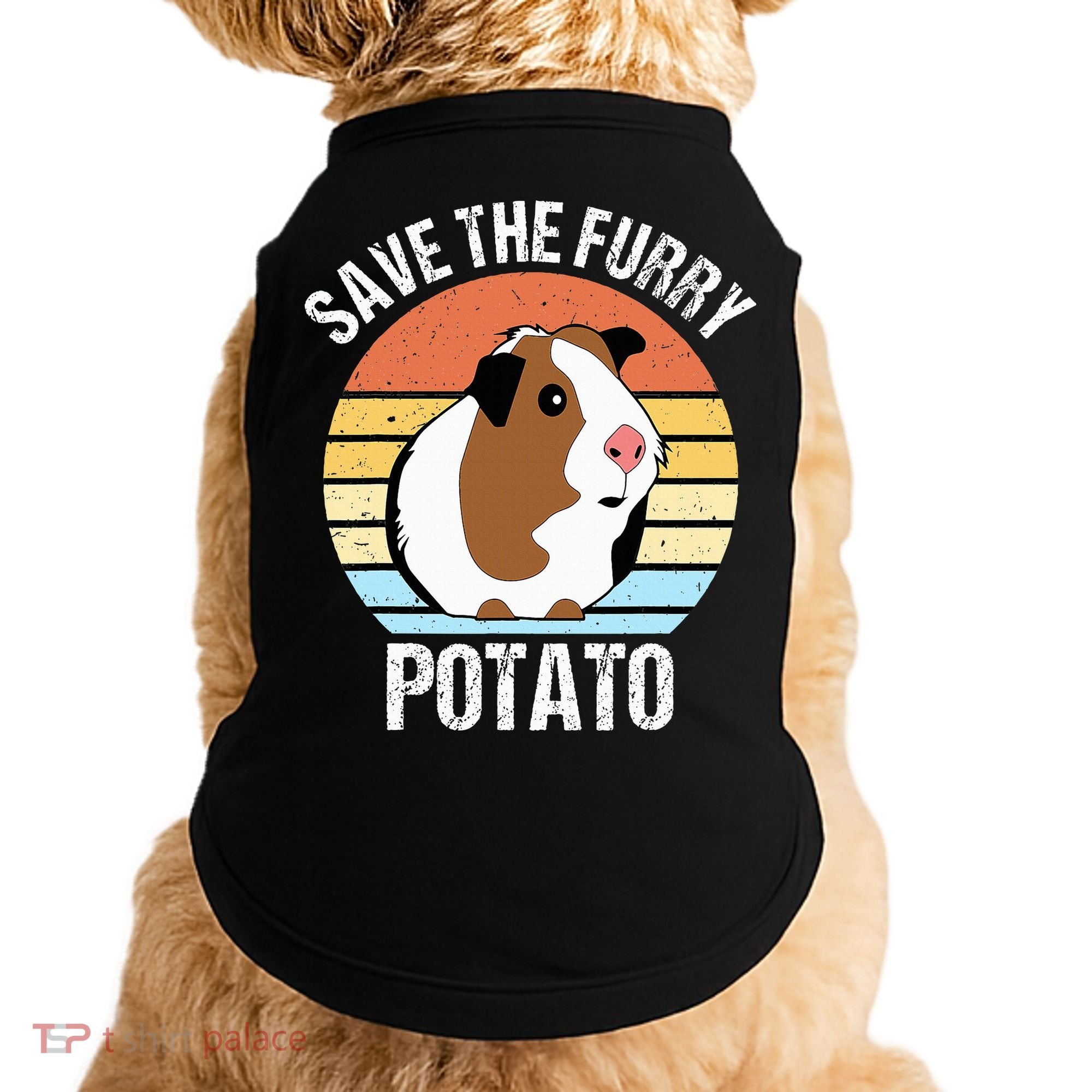Save The Furry Potato Funny Guinea Pig Doggie Tank