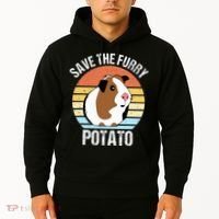 Save The Furry Potato Funny Guinea Pig Hoodie thumb 2