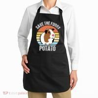 Save The Furry Potato Funny Guinea Pig Apron thumb 2